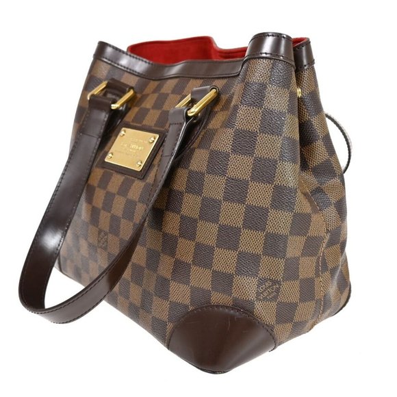 LOUIS VUITTON Hampstead PM Shoulder Bag Damier Ebene Leather BN N51205 - Picture 1 of 16
